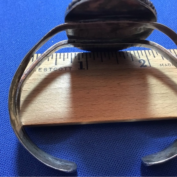 Sterling Turquoise Cuff - Picture 6 of 12